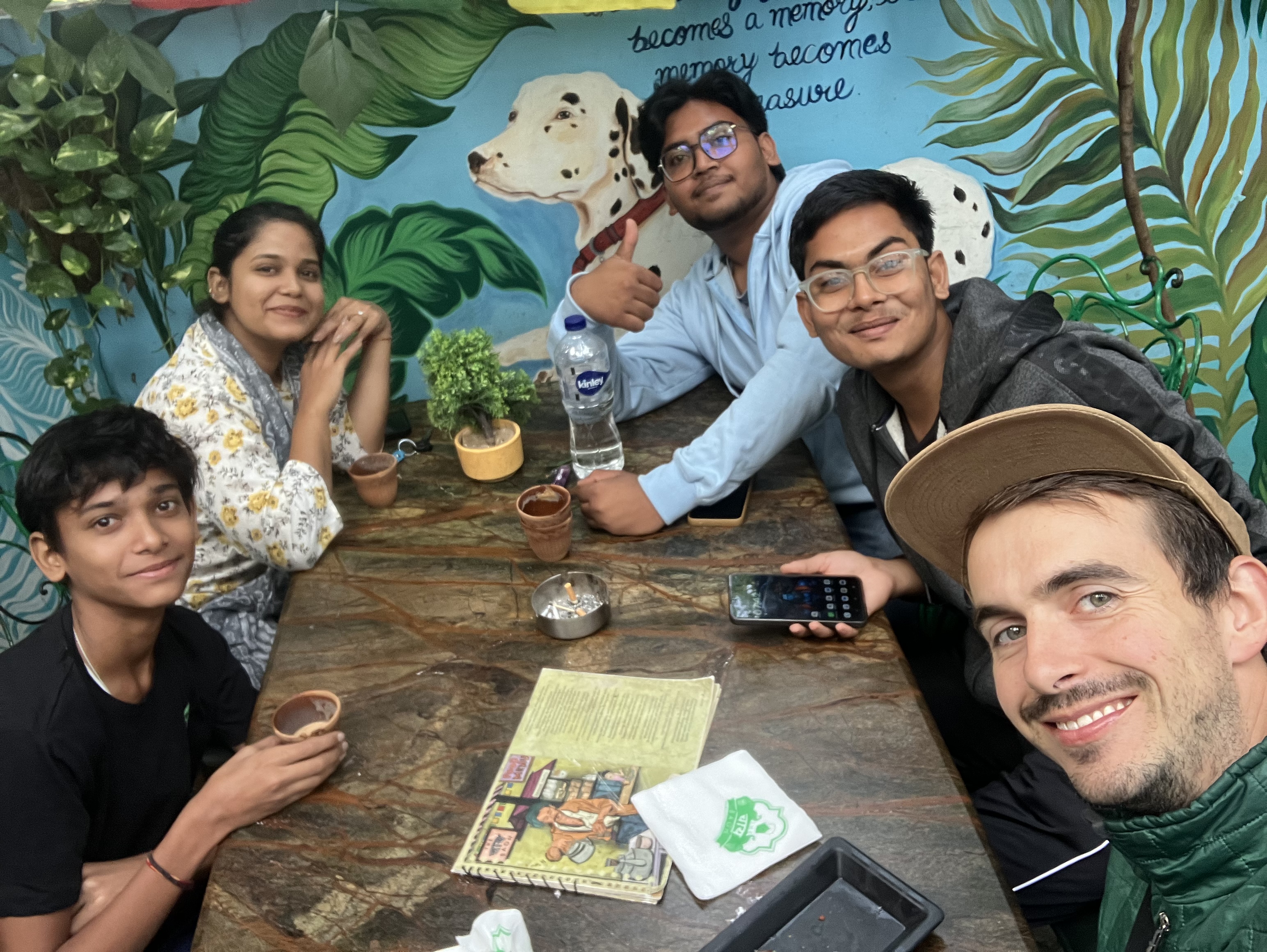 My friends who bought me breakfast